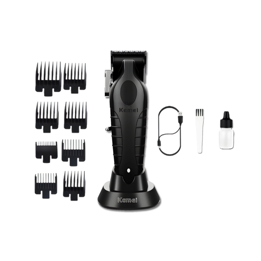 Combo maquina peluquera kemei KM-2296 y maquina patillera Kemei KM-2299
