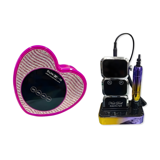 Combo Pulidor-Drill de unas y Lampara ultravioleta SUN BT-16