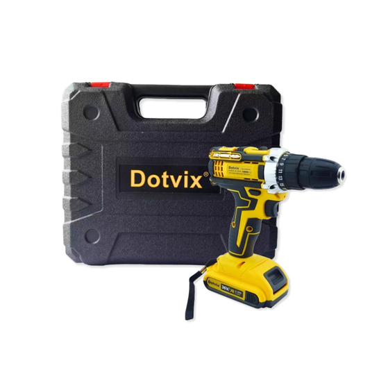 Kit Taladro inalambrico con caja de herrameintas