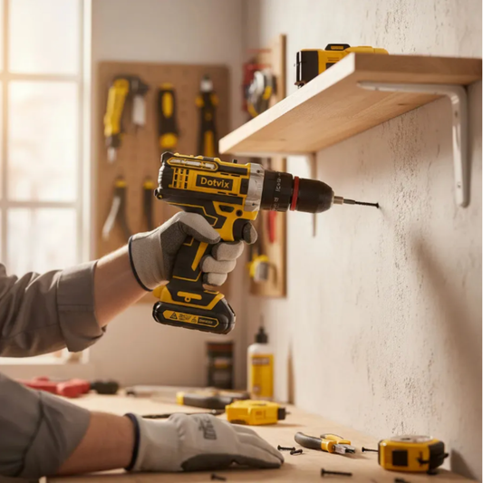 Kit Taladro inalambrico con caja de herrameintas