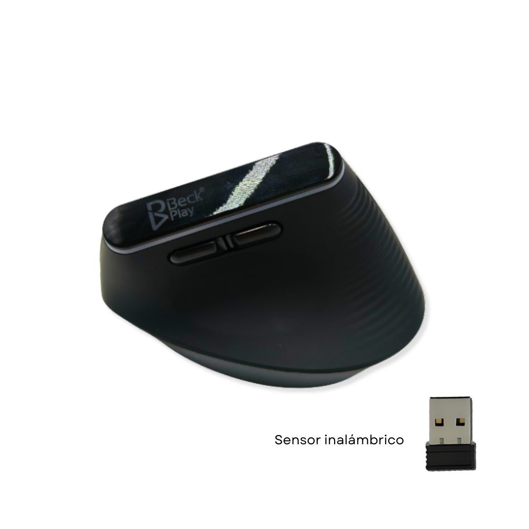 Mouse ergonomico inalambrico Beck Play