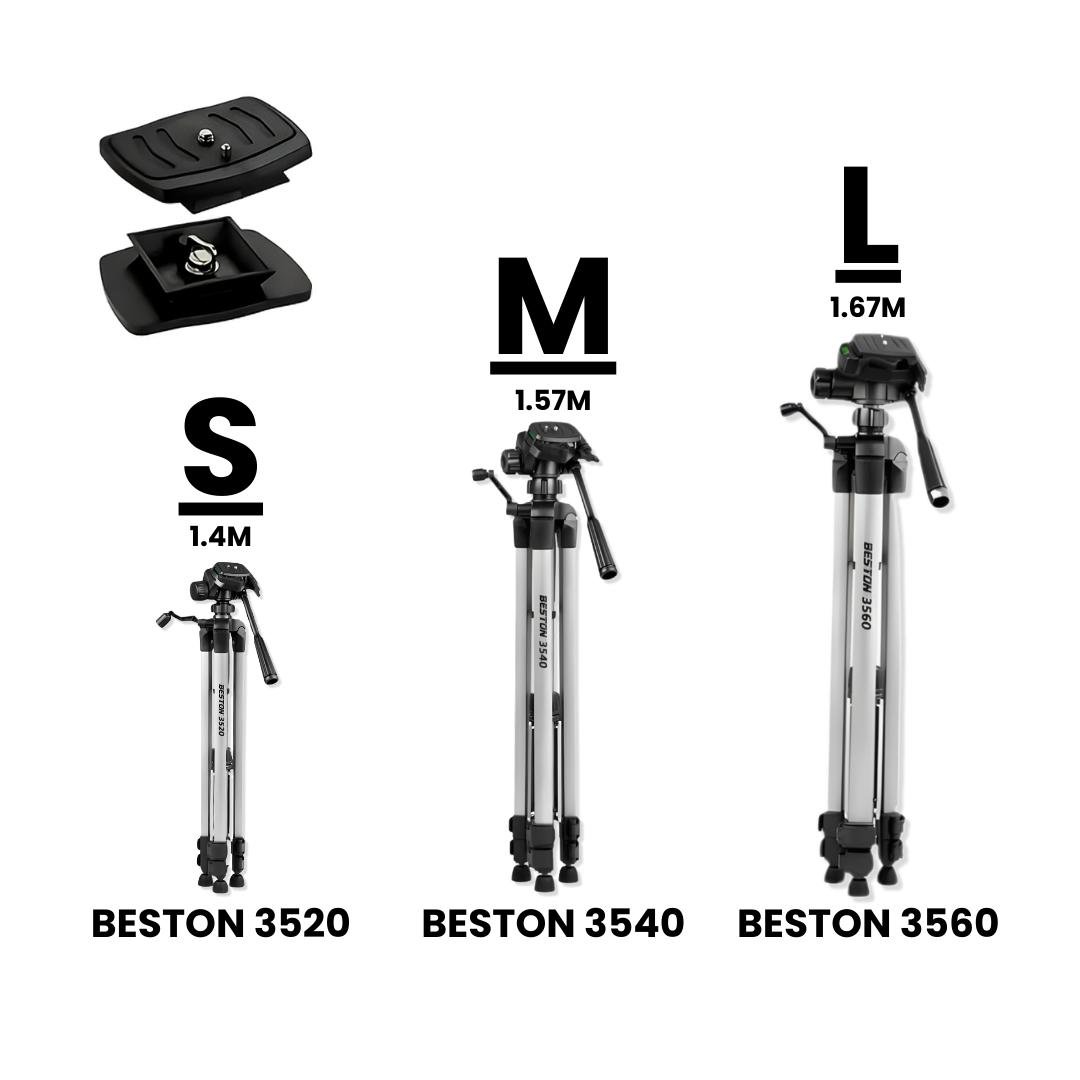 Tripode Para Camara Beston 3520