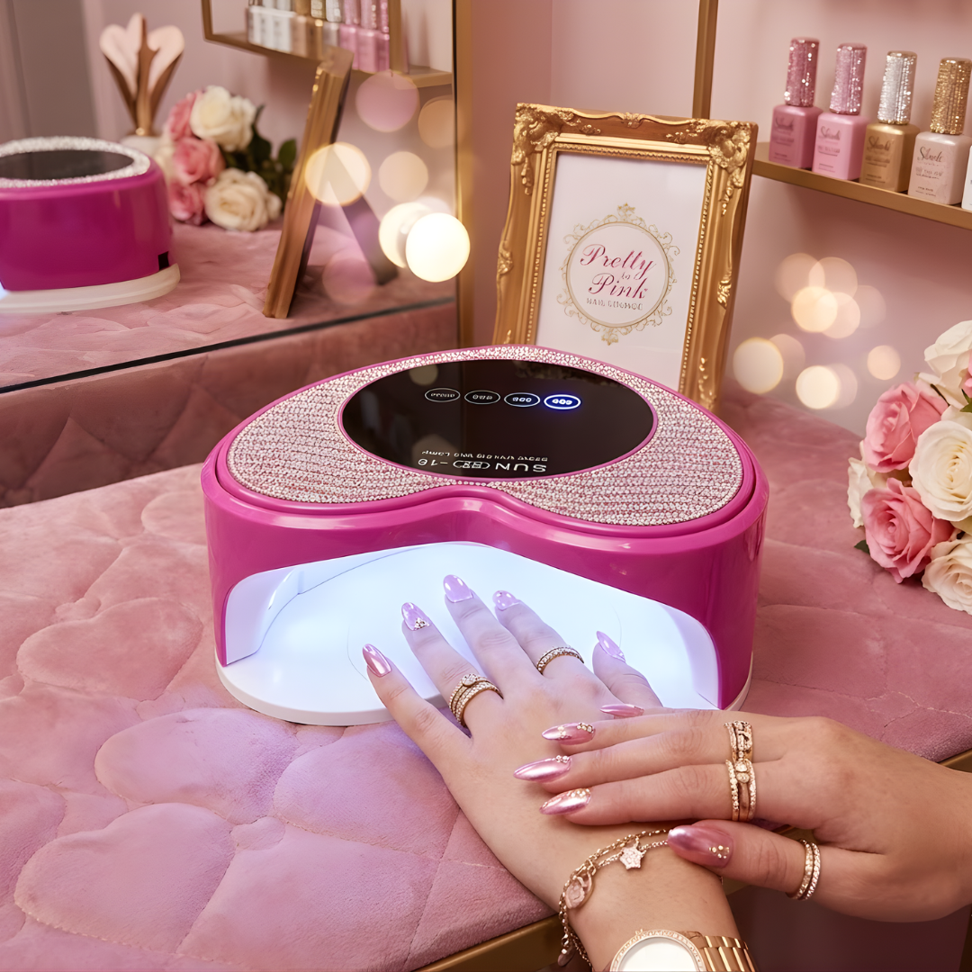 Combo Pulidor-Drill de unas y Lampara ultravioleta SUN BT-16