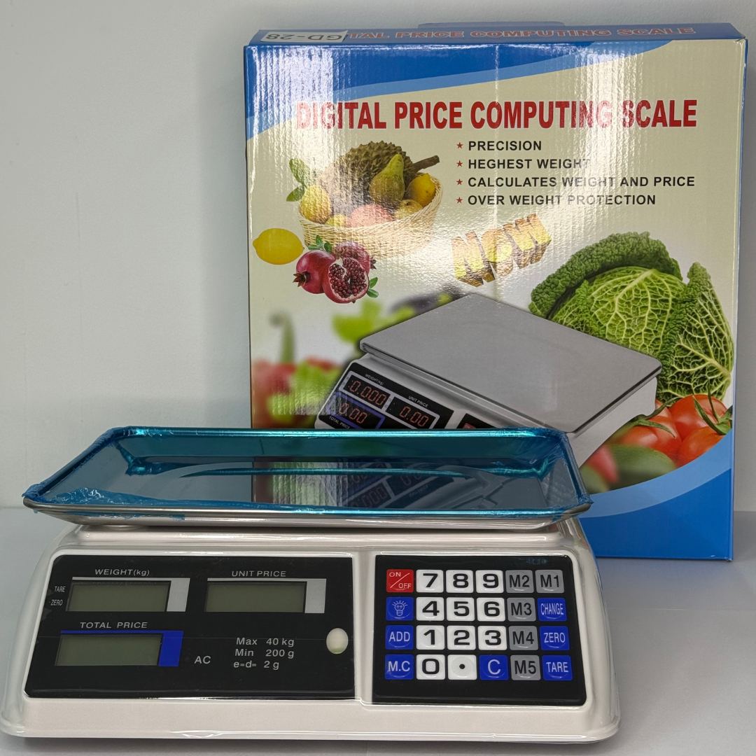 bascula para tienda digital con calculador de precios