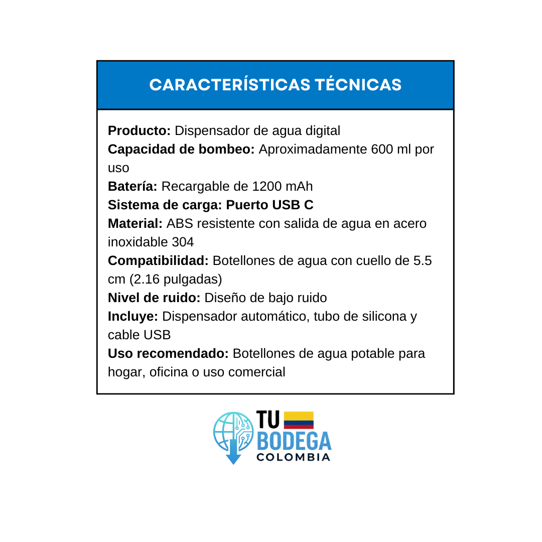 Dispensador Agua Inteligente