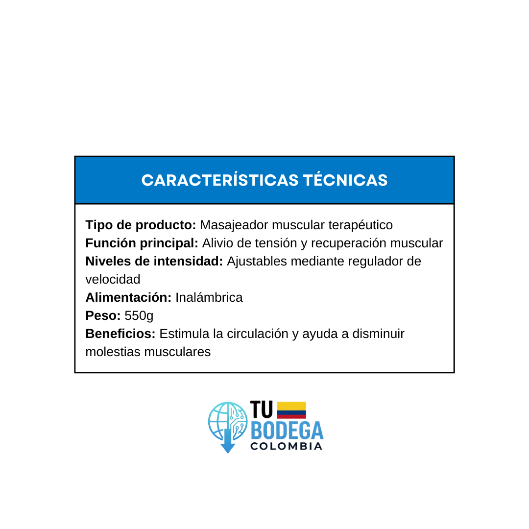 Masajeador Muscular Terapeutico